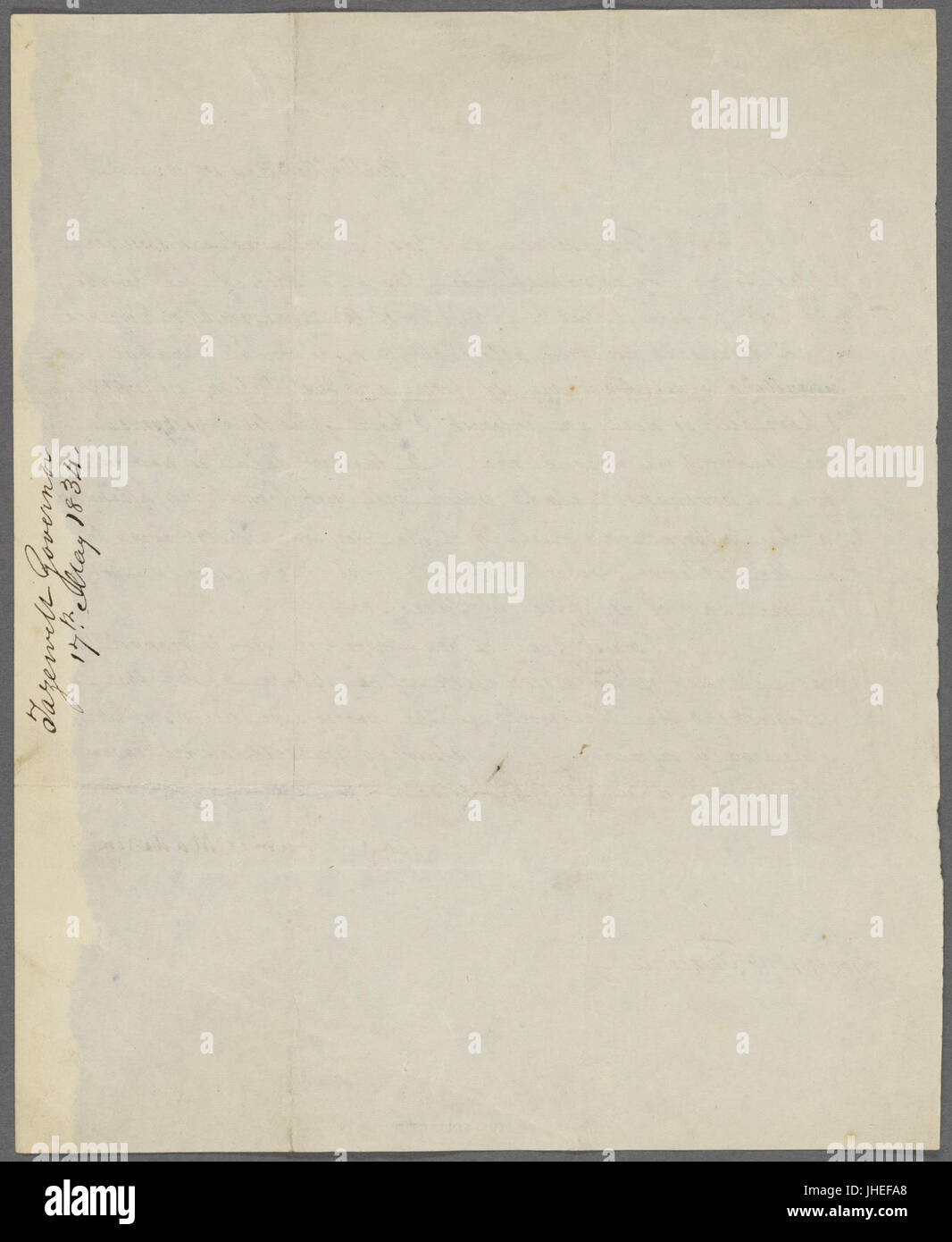 Letter to Littleton W. Tazewell (NYPL b11904004-5213478) Stock Photo