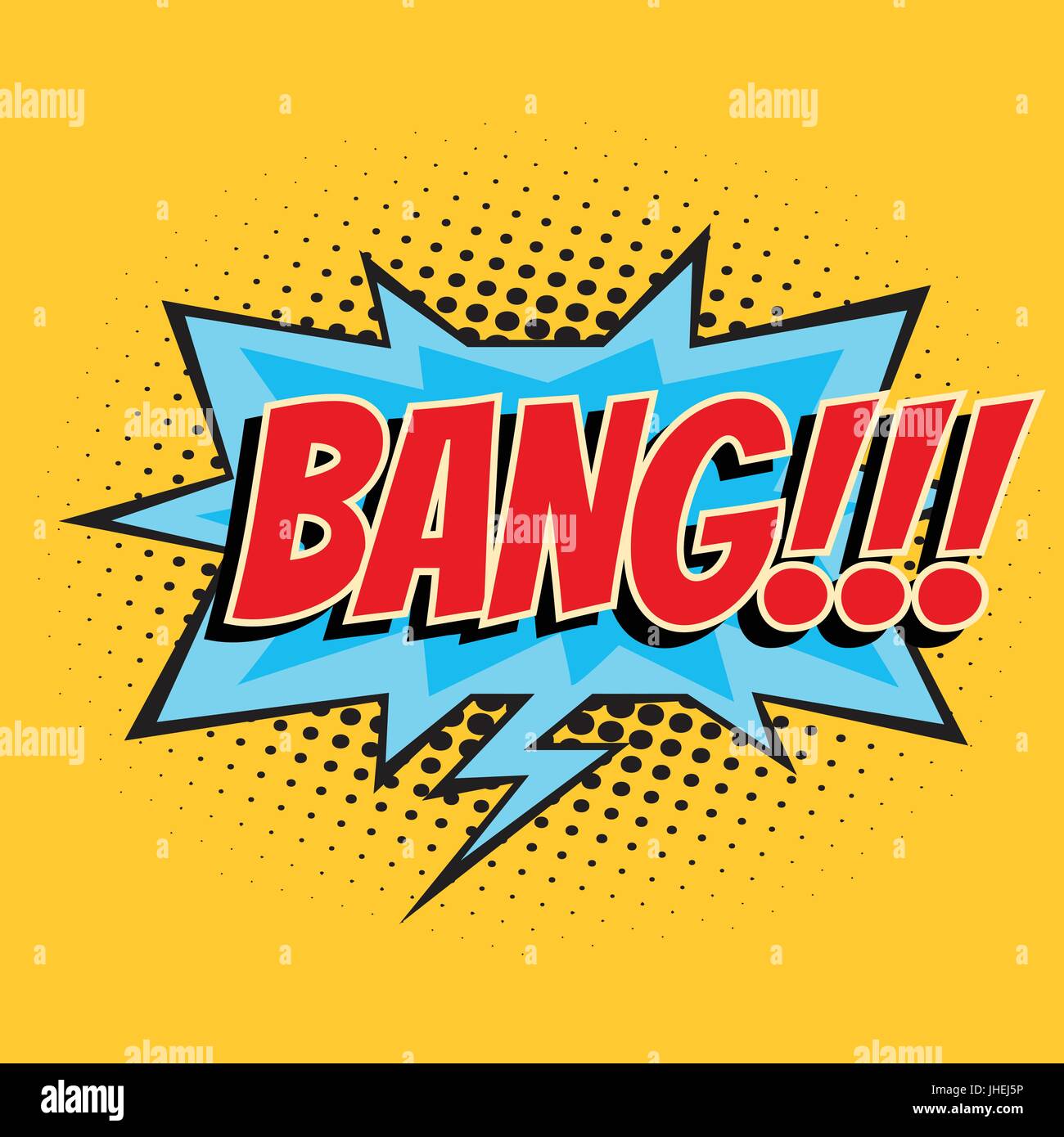 bang comic word Stock Vector