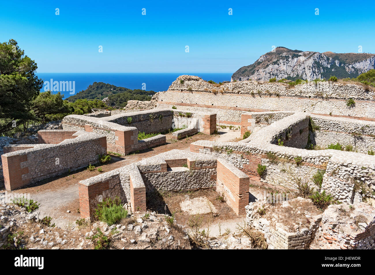 Tiberius villa jovis capri hires stock photography and images Alamy