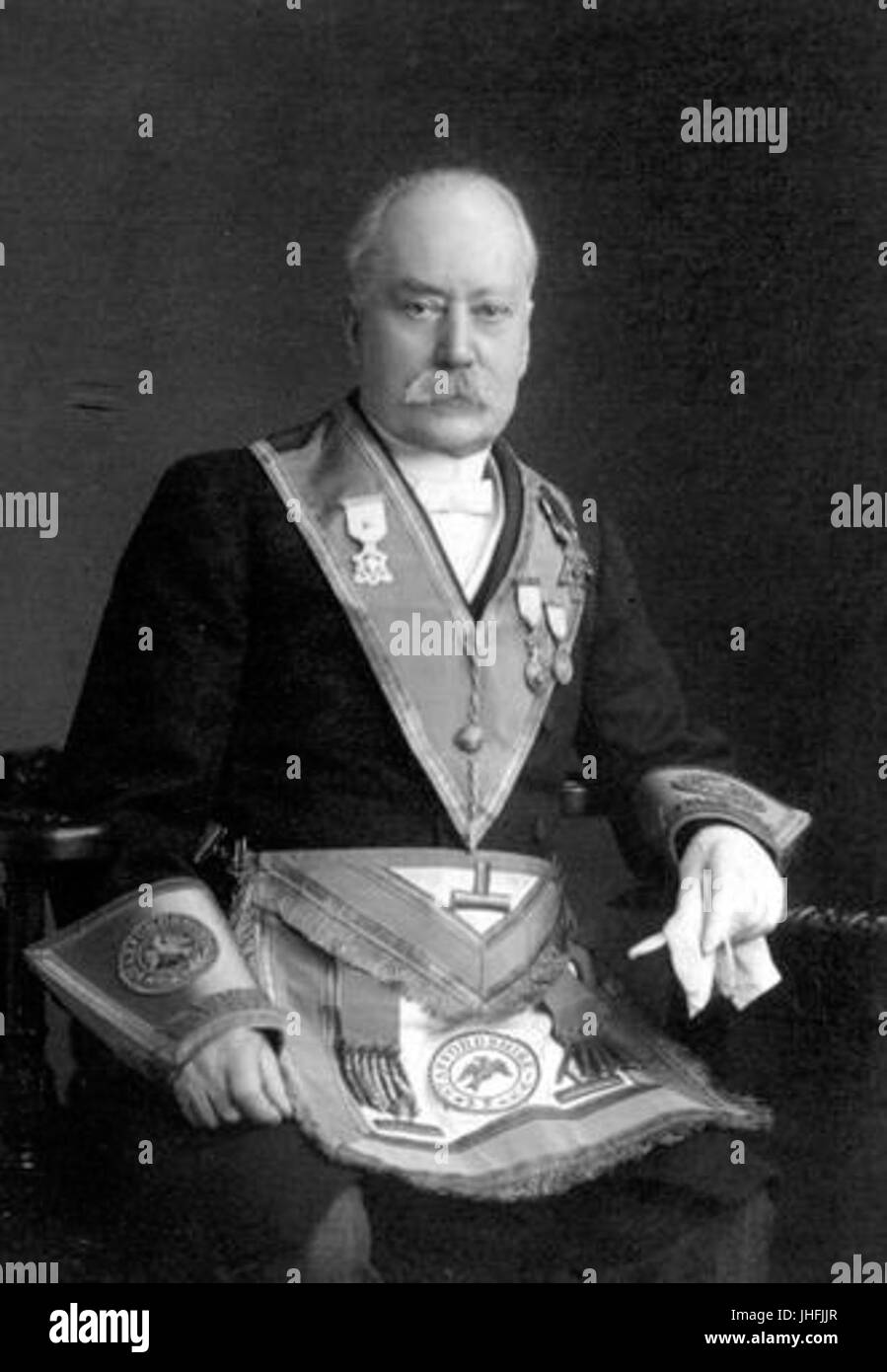 Frederick Dally circa 1888 Stock Photo Alamy