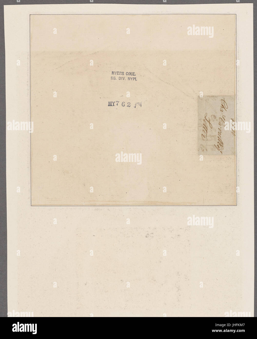 Carroll, Charles, Sr. To William Hammond (NYPL b11868620-5339142) Stock Photo