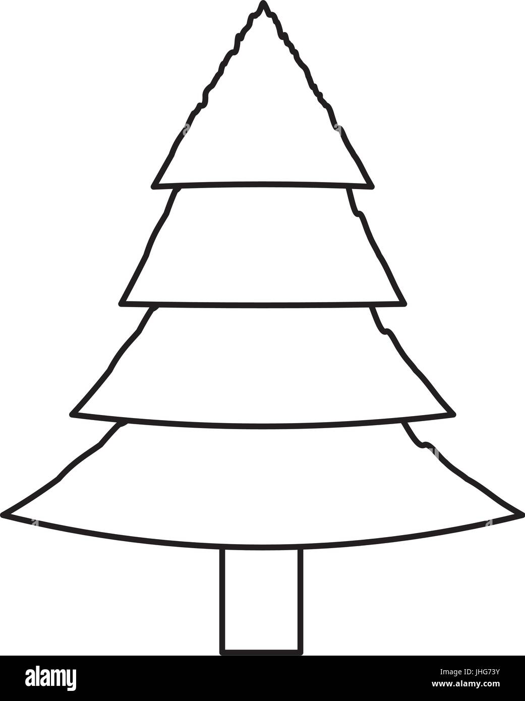 Tree pine isolated icon vector illustration graphic design Stock Vector ...