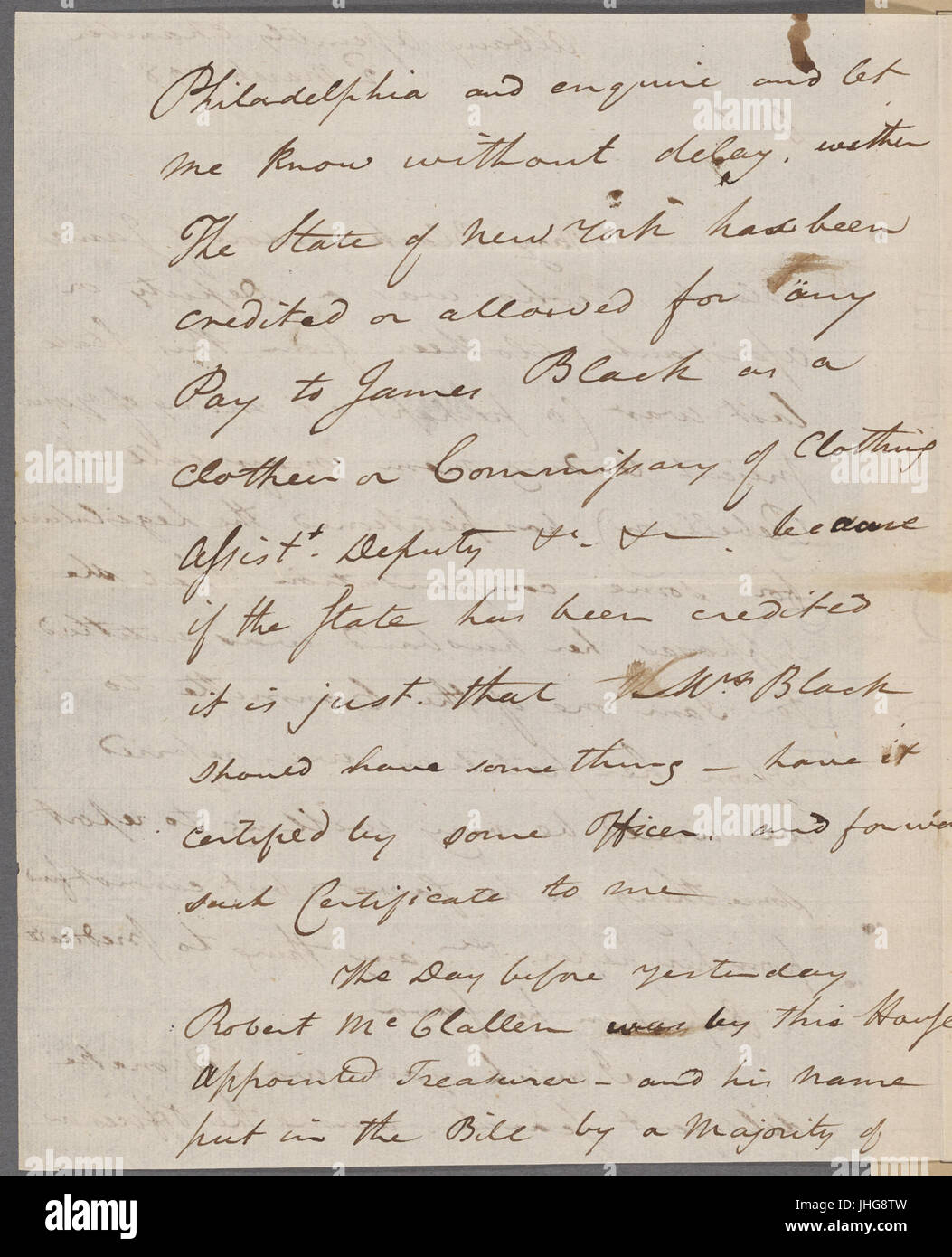 Fairlie, James. Albany, Assembly Chamber. To H. Glen (NYPL b11868620-5376819) Stock Photo