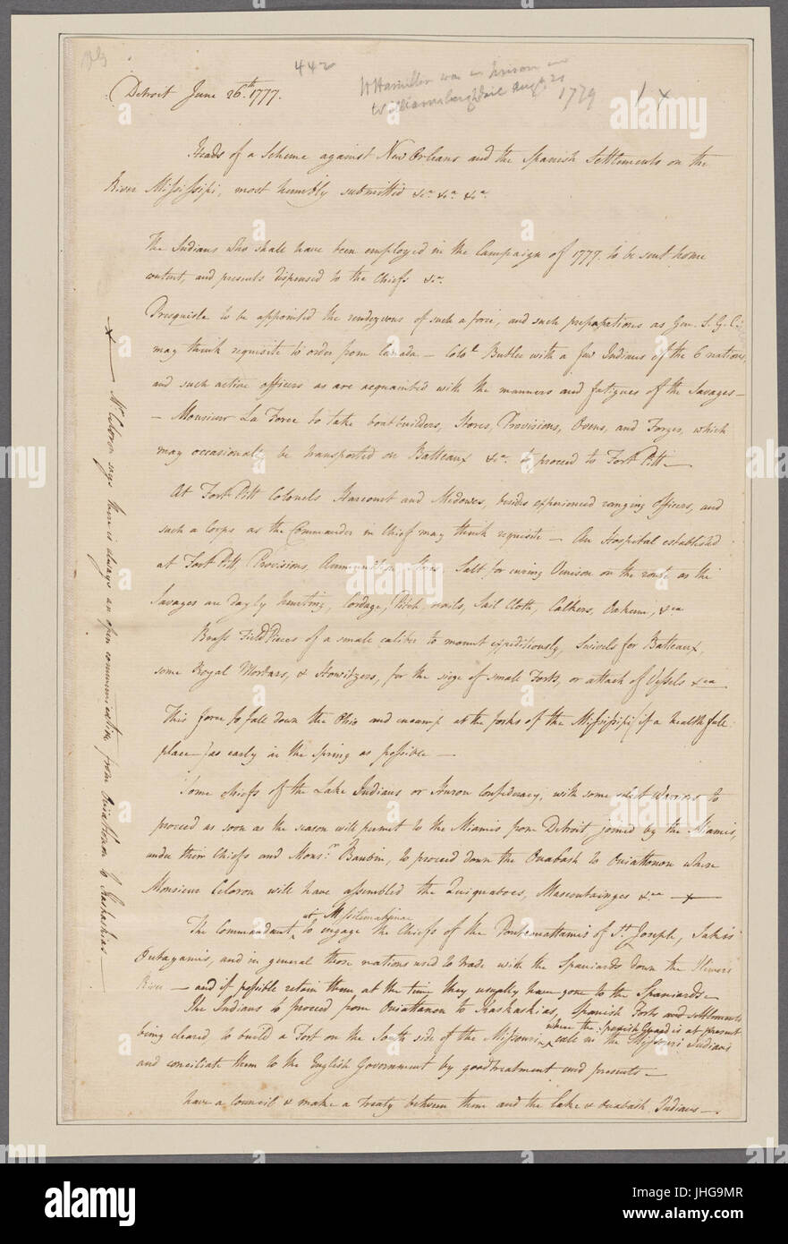 Hamilton, Henry. Detroit (NYPL b118686205378510 Stock Photo Alamy