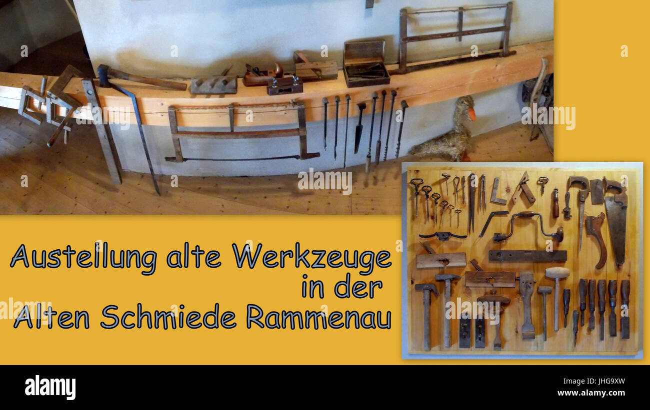 2015 Rammenau altes Werkzeug Stock Photo