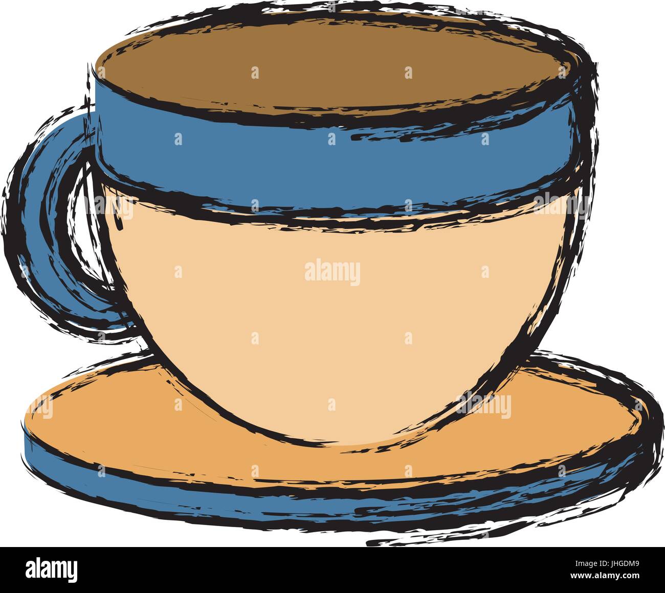 coffee mug icon over white background vector illustration Stock Vector ...