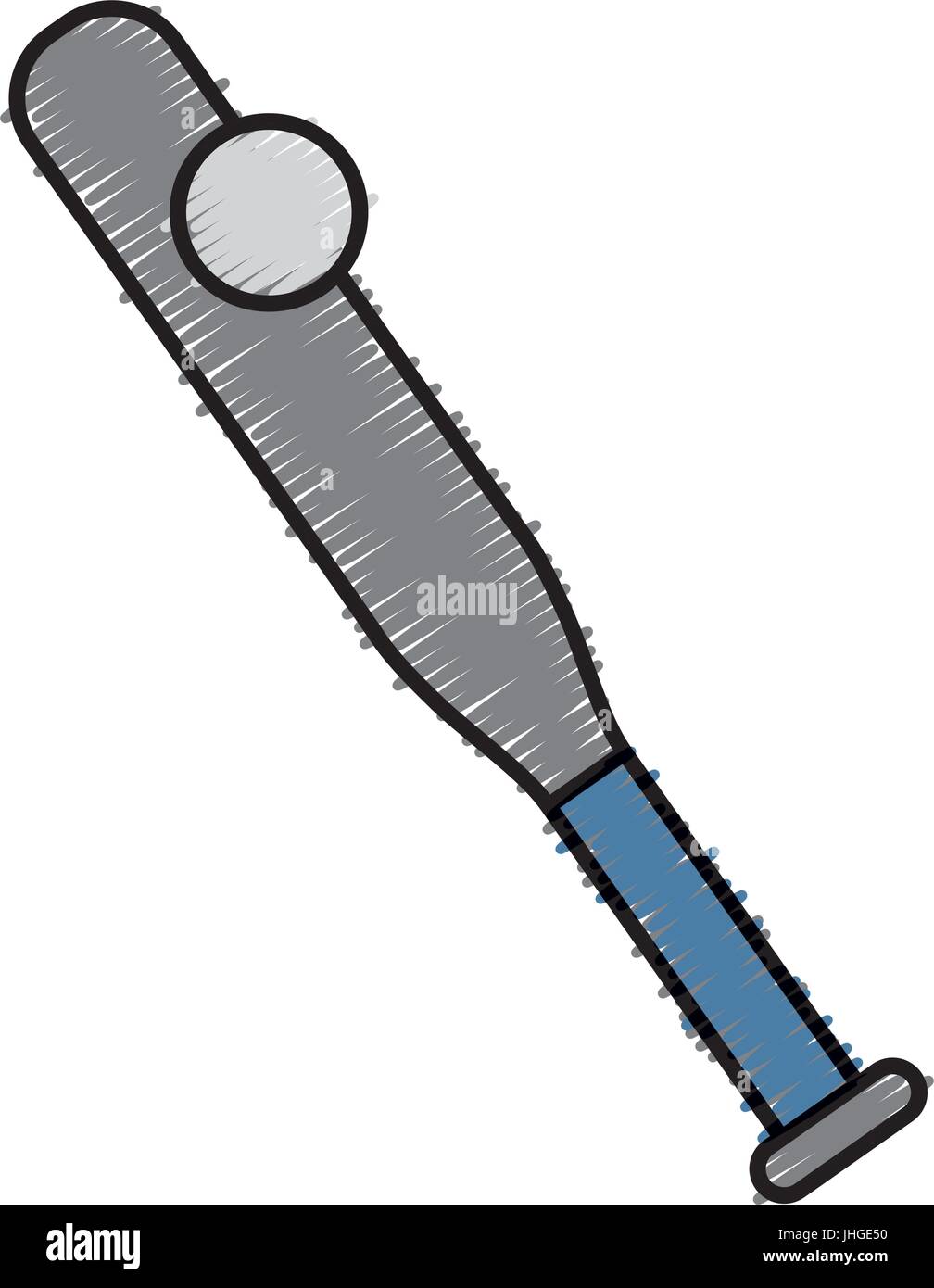 baseball bat and ball icon over white background vector illustration ...