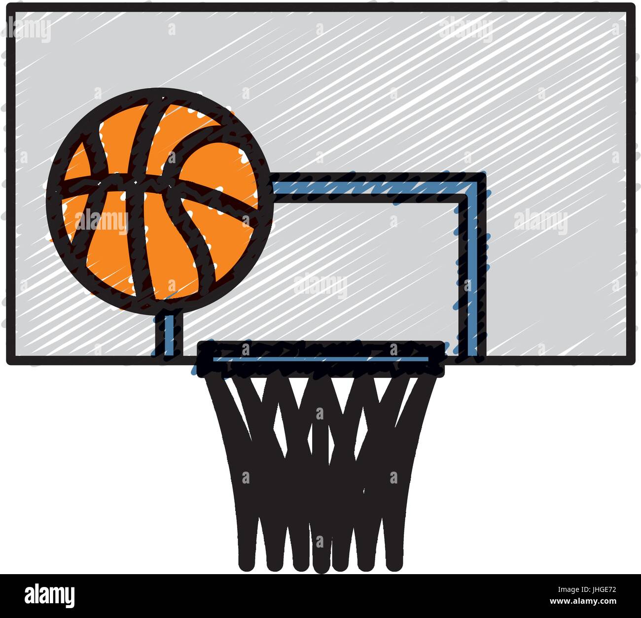 Basketball poster background with Ball Stock Vector Image & Art - Alamy