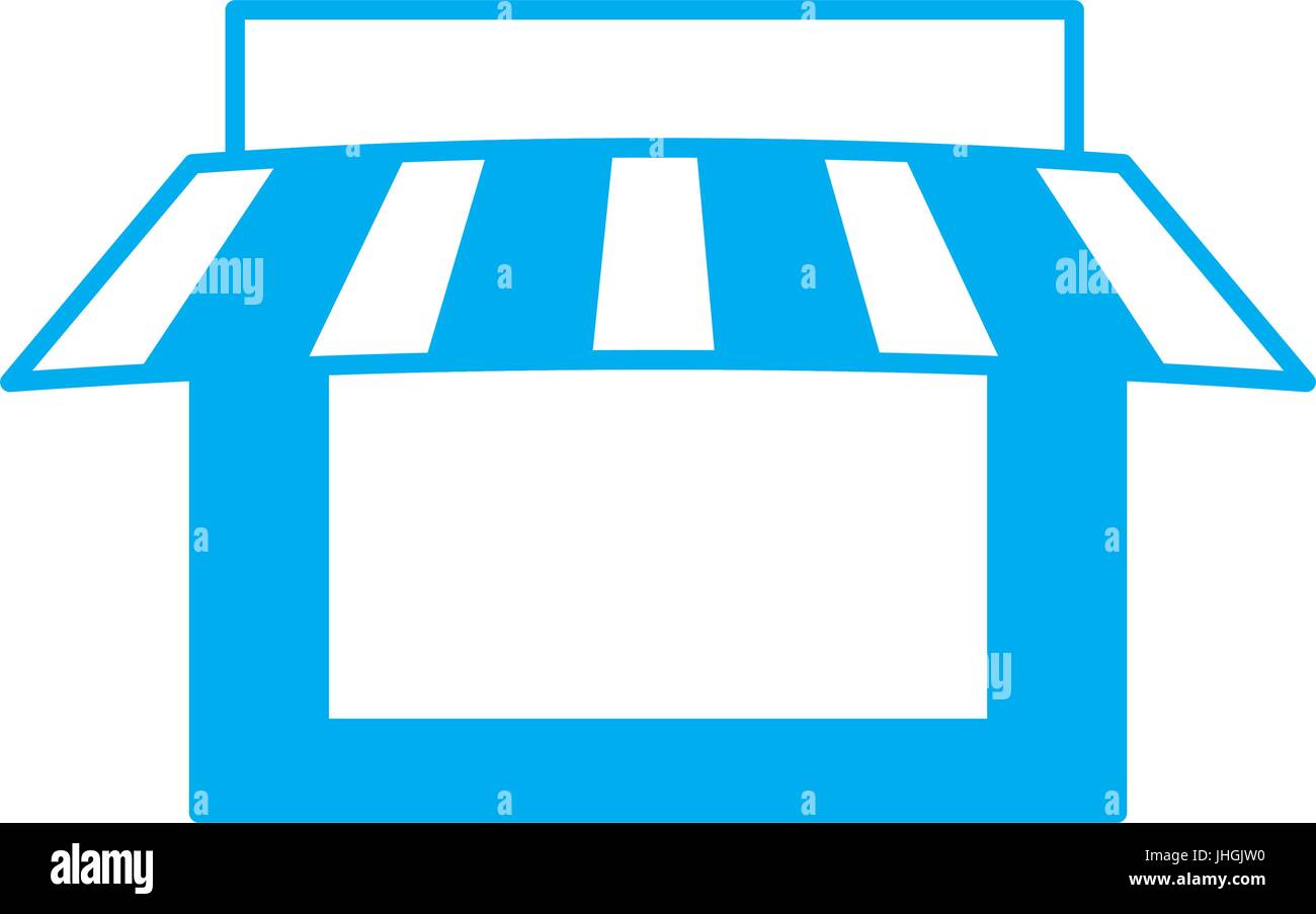 store icon over white background vector illustration Stock Vector Image ...