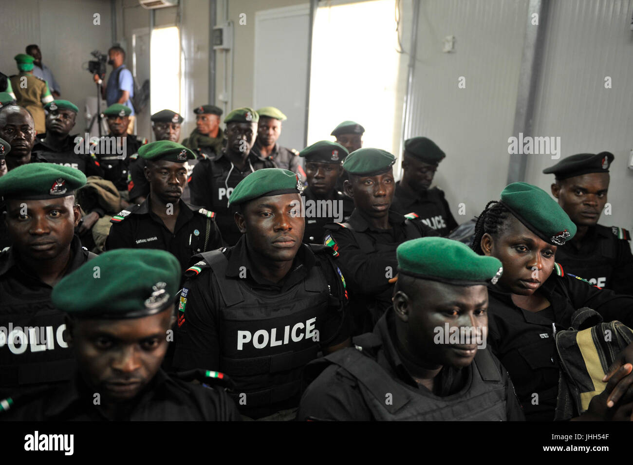Nigerian police hires stock photography and images Alamy