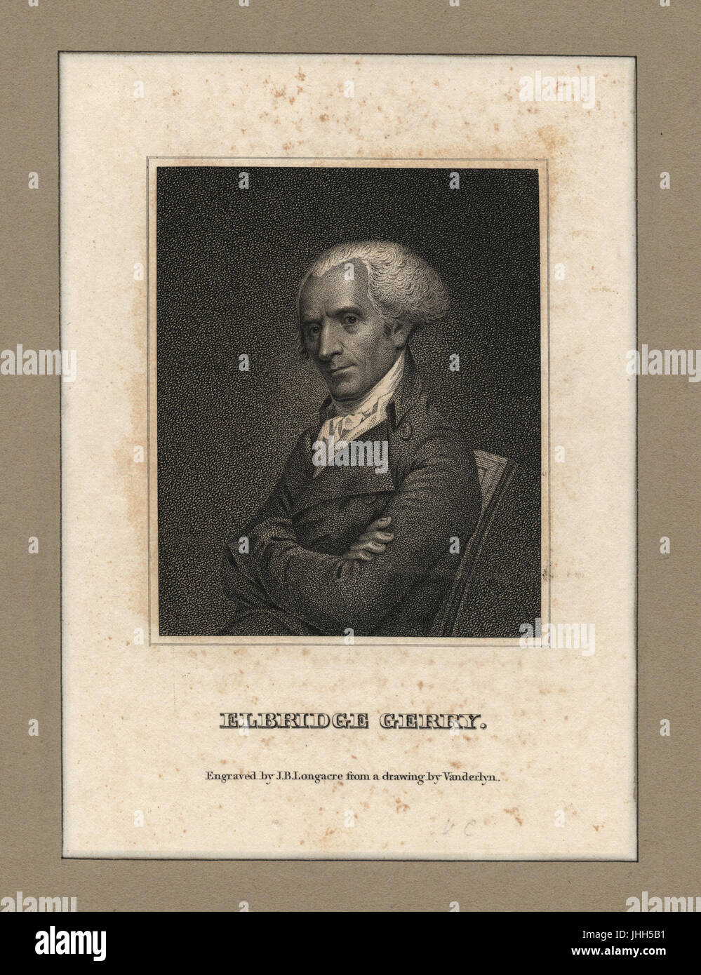 Elbridge Gerry (NYPL b12349186420007 Stock Photo Alamy