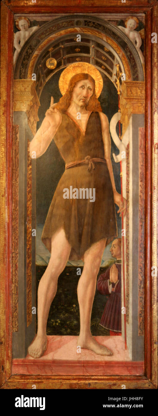 Giovanni Angelo d'Antonio-saint Jean-baptiste Stock Photo