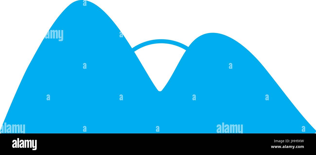 mountains and sun icon Stock Vector Image & Art - Alamy