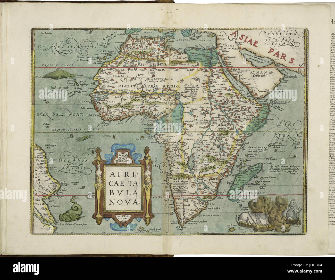 16th century map africa hi-res stock photography and images - Alamy