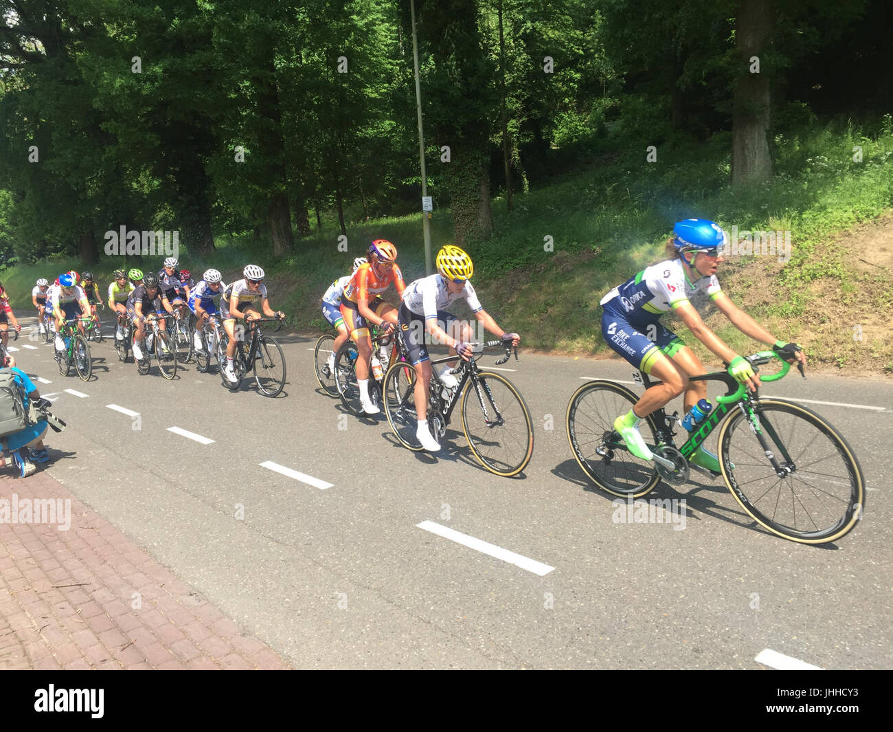 2016 Boels Rental Ladies Tour (climb before 1st passage) (27214718061) Stock Photo