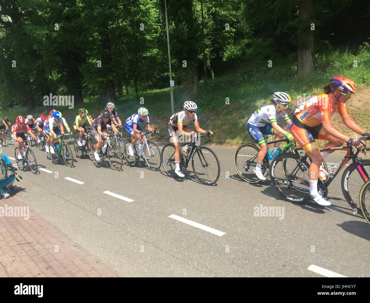 2016 Boels Rental Ladies Tour (climb before 1st passage) (27009417500) Stock Photo