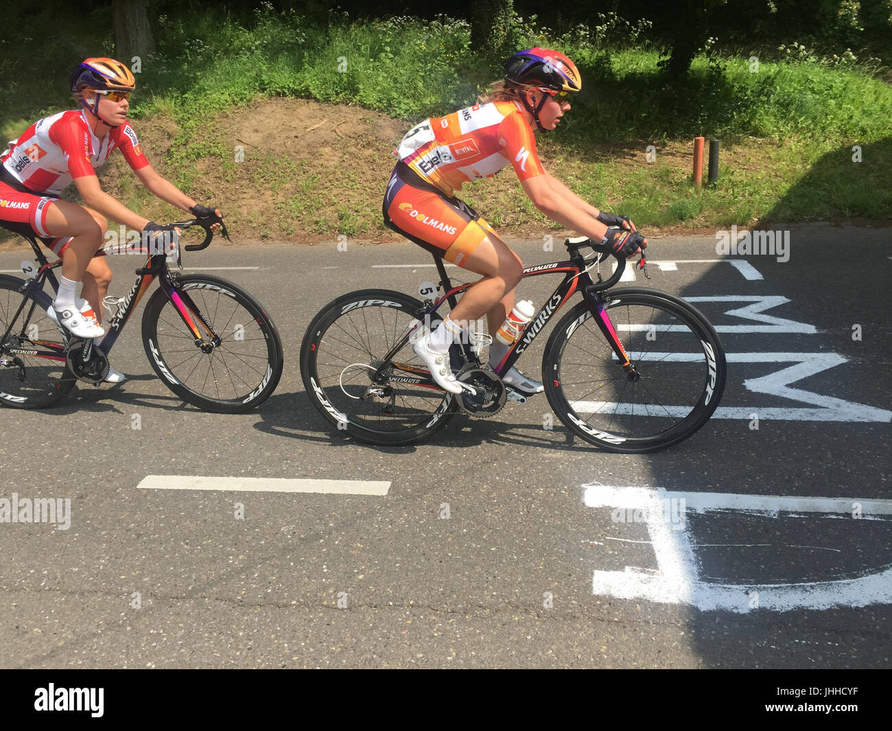 2016 Boels Rental Ladies Tour (climb before 1st passage) (27188089692) Stock Photo