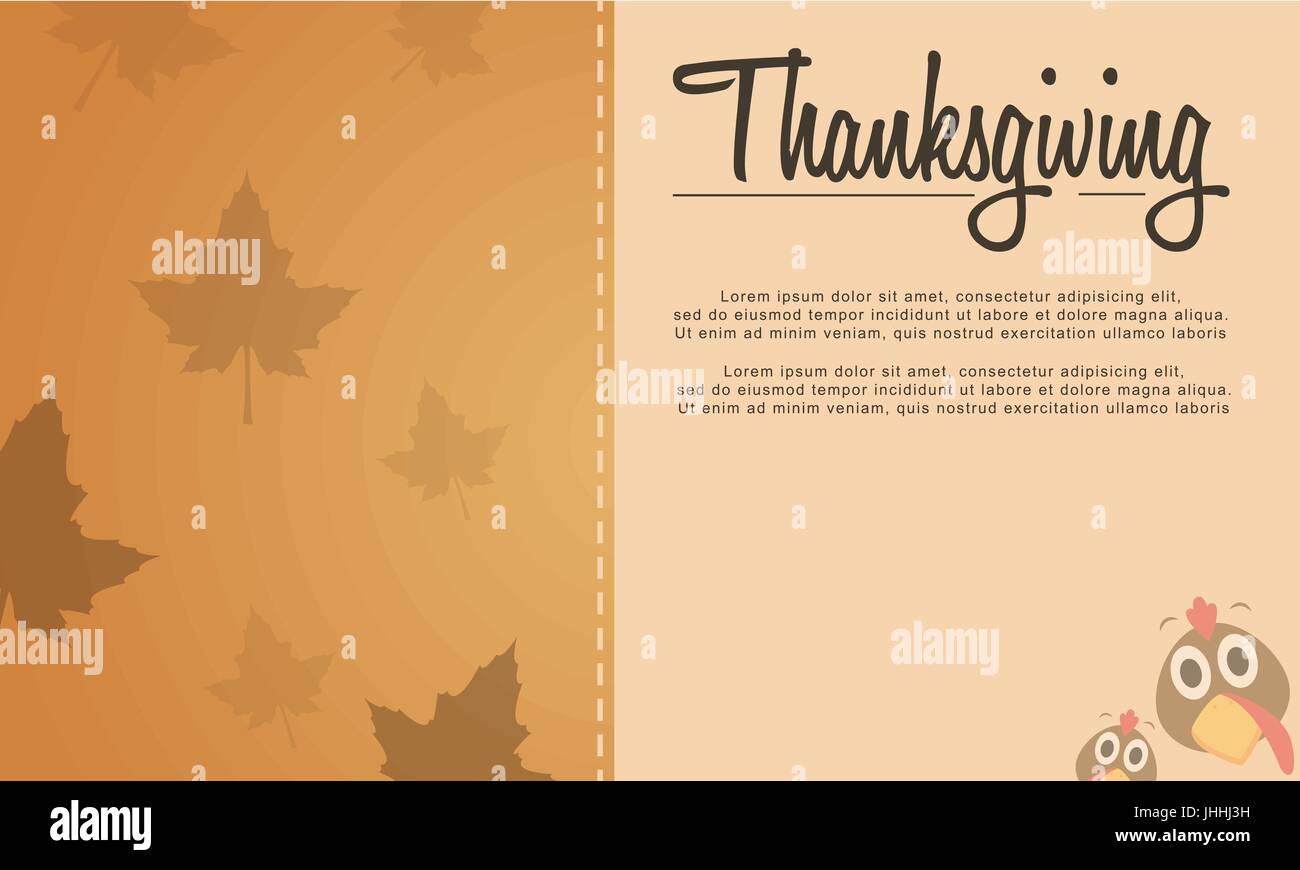 Collection Thanksgiving with maple background Stock Vector Image & Art ...