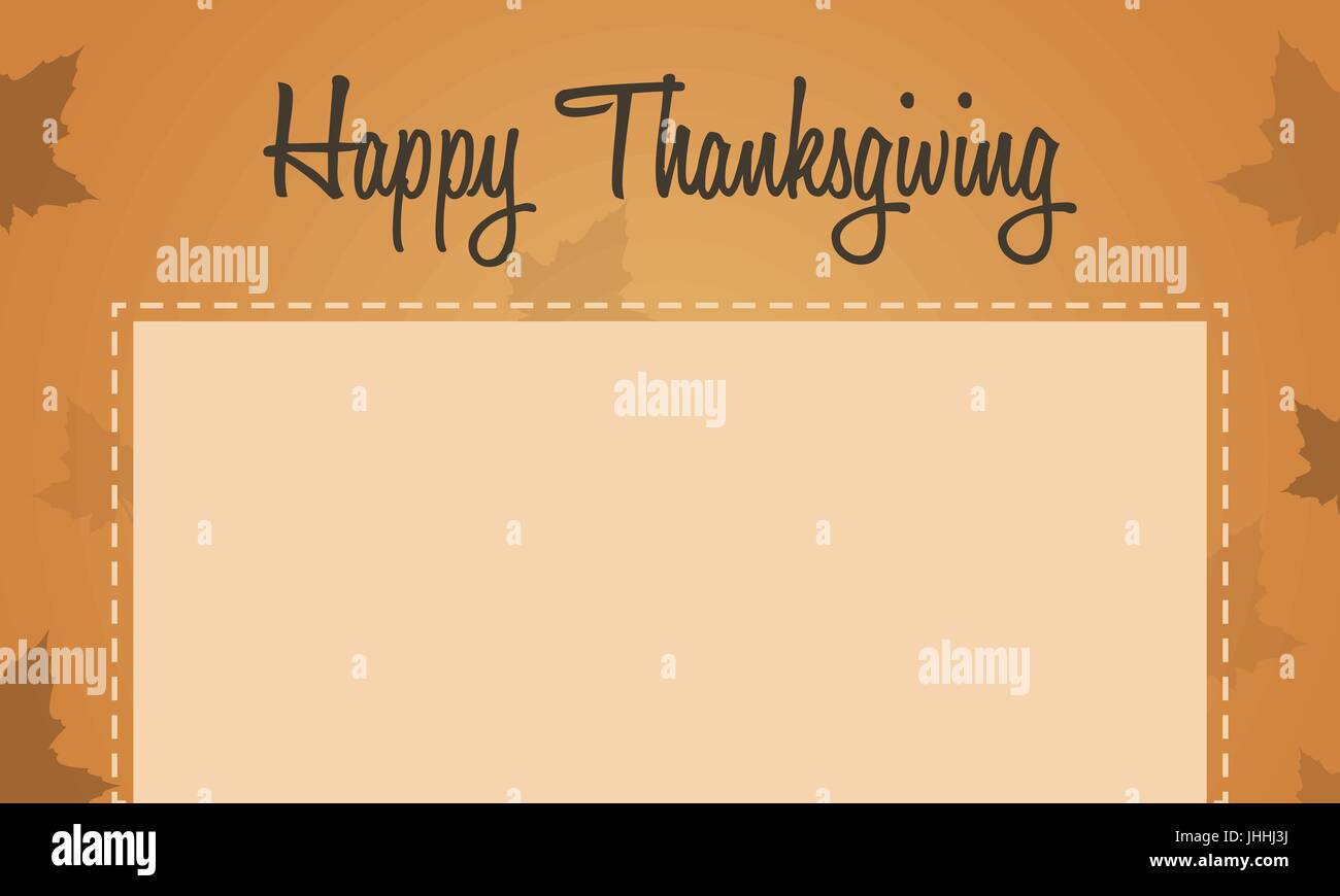 Happy Thanksgiving maple leaf background Stock Vector Image & Art - Alamy