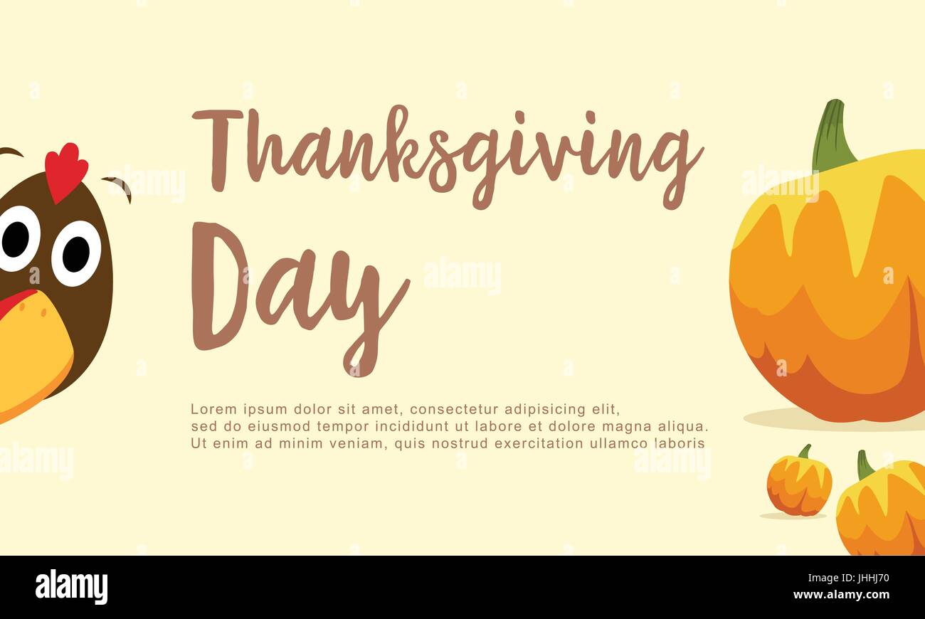 Greeting card Thanksgiving day collection Stock Vector Image & Art - Alamy