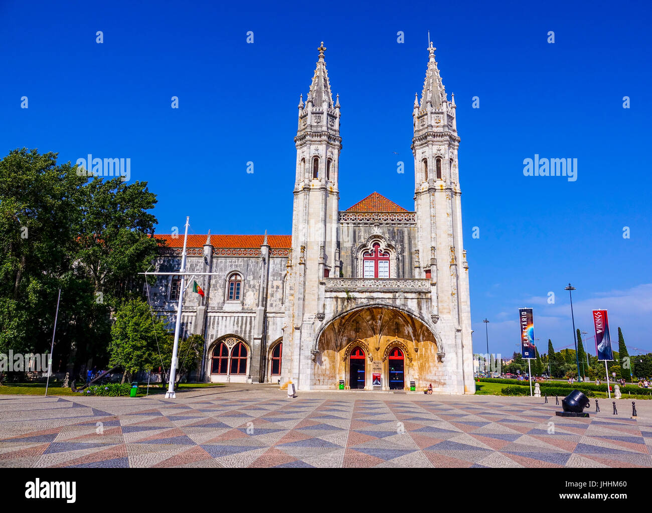 National Archaeology Museum and Maritime museum in Lisbon Belem - LISBON, PORTUGAL 2017 - LISBON, PORTUGAL 2017 Stock Photo