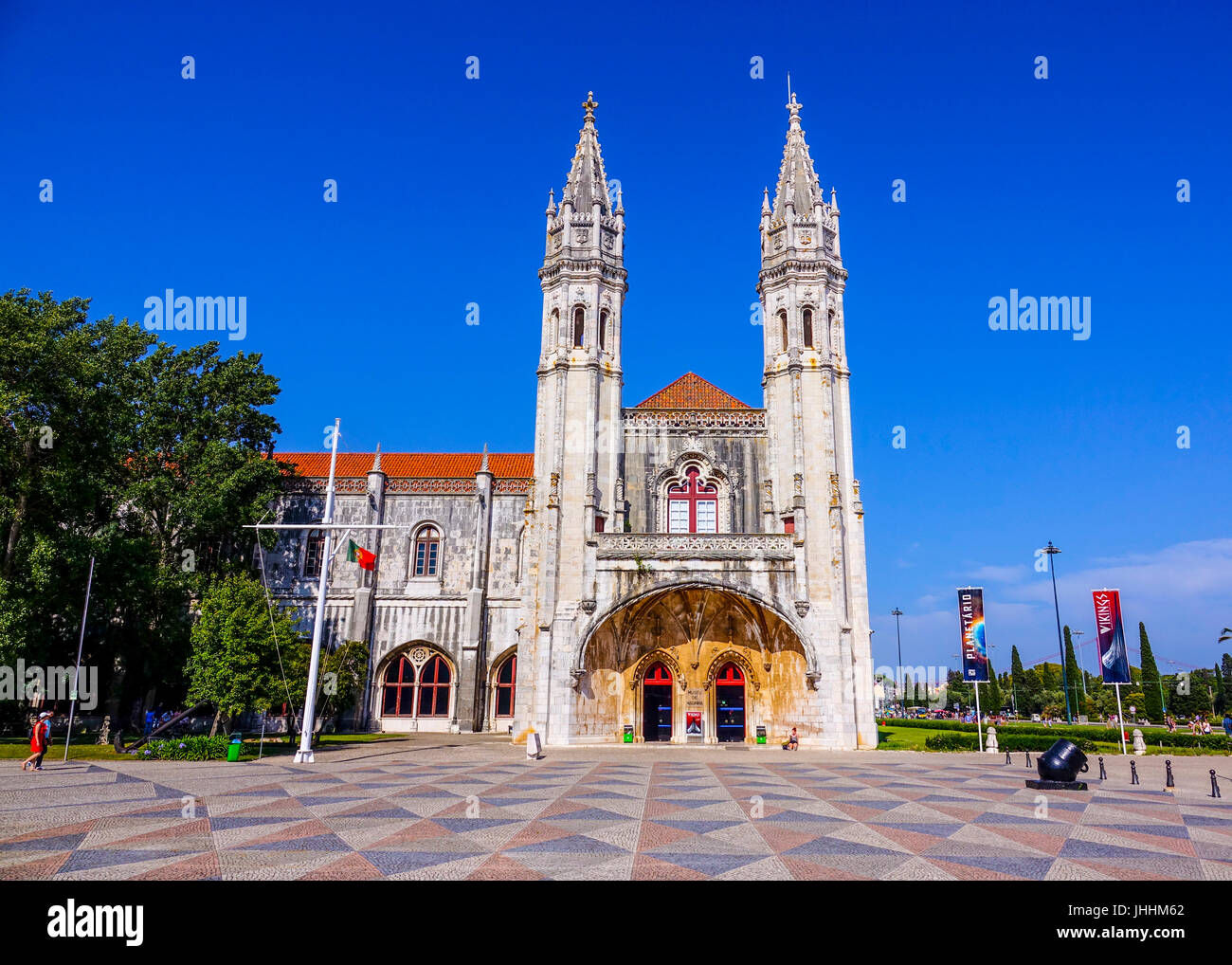 National Archaeology Museum and Maritime museum in Lisbon Belem - LISBON, PORTUGAL 2017 - LISBON, PORTUGAL 2017 Stock Photo