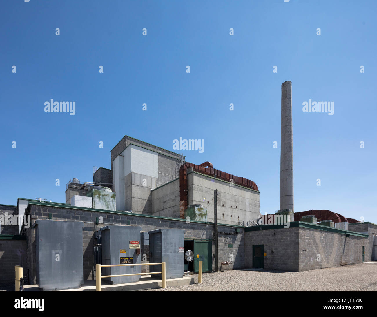 The B Reactor Hanford, near Richland, Washington Stock Photo