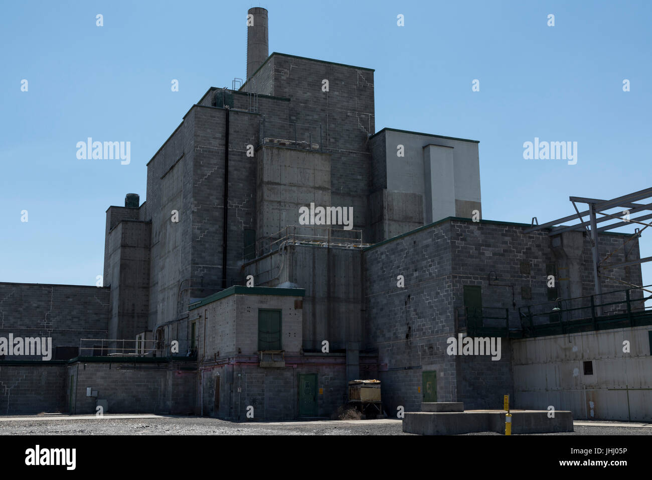 The B Reactor Hanford, near Richland, Washington Stock Photo