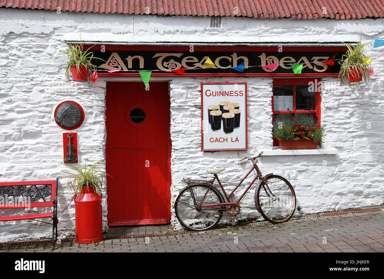 Irish music pub in Clonakilty Stock Photo