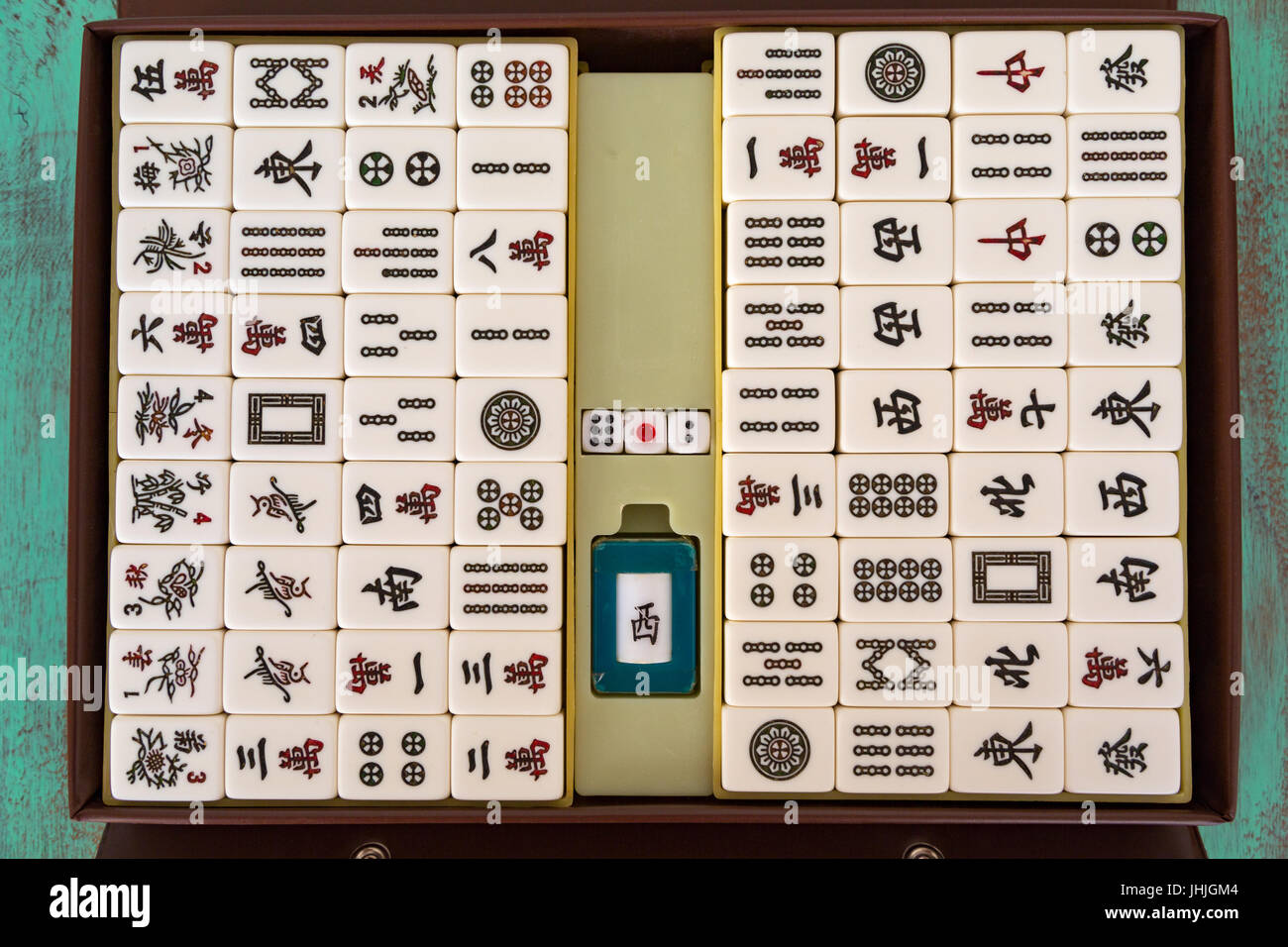 Antique mahjong tiles hi-res stock photography and images - Alamy