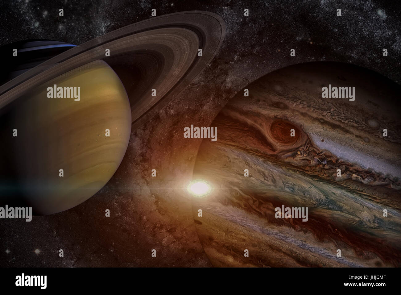 Second largest planet in our solar system hi-res stock photography and ...