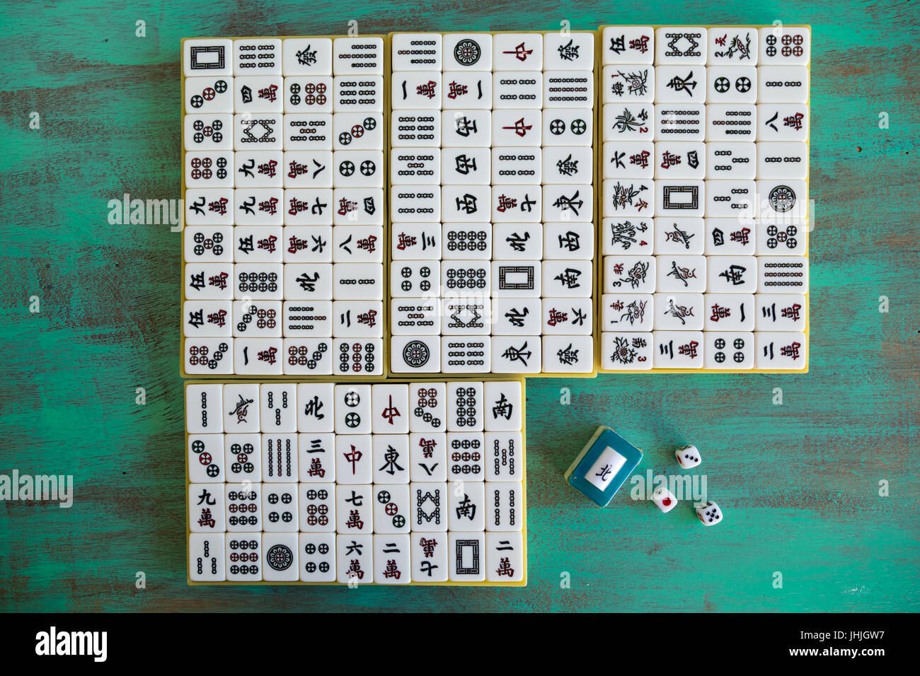 Antique mahjong tiles hi-res stock photography and images - Alamy