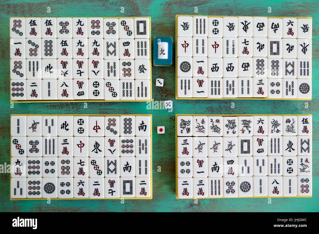 Antique mahjong tiles hi-res stock photography and images - Alamy