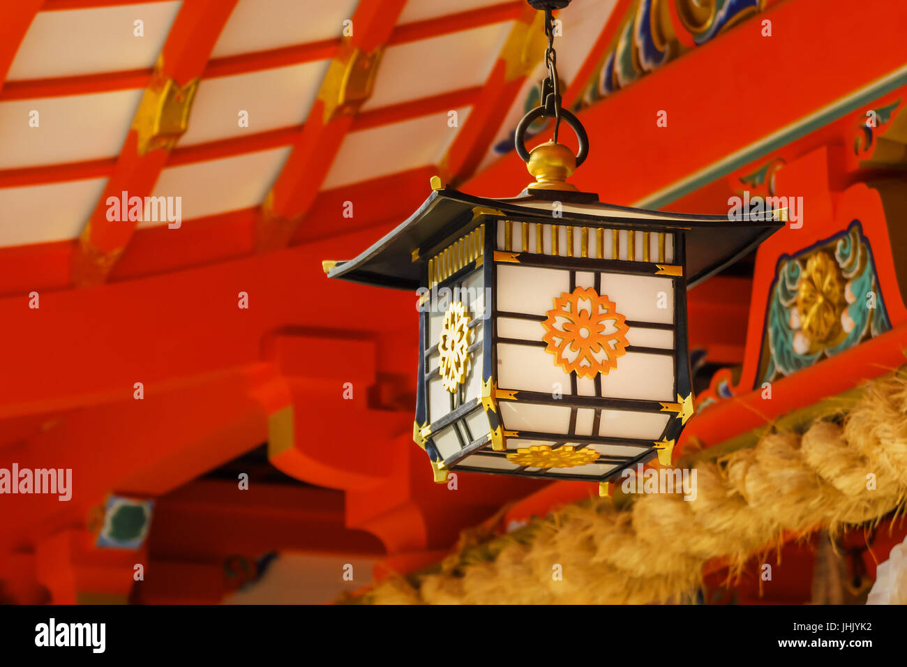 Ikuta-jinja Shine in Kobe, Japan Stock Photo