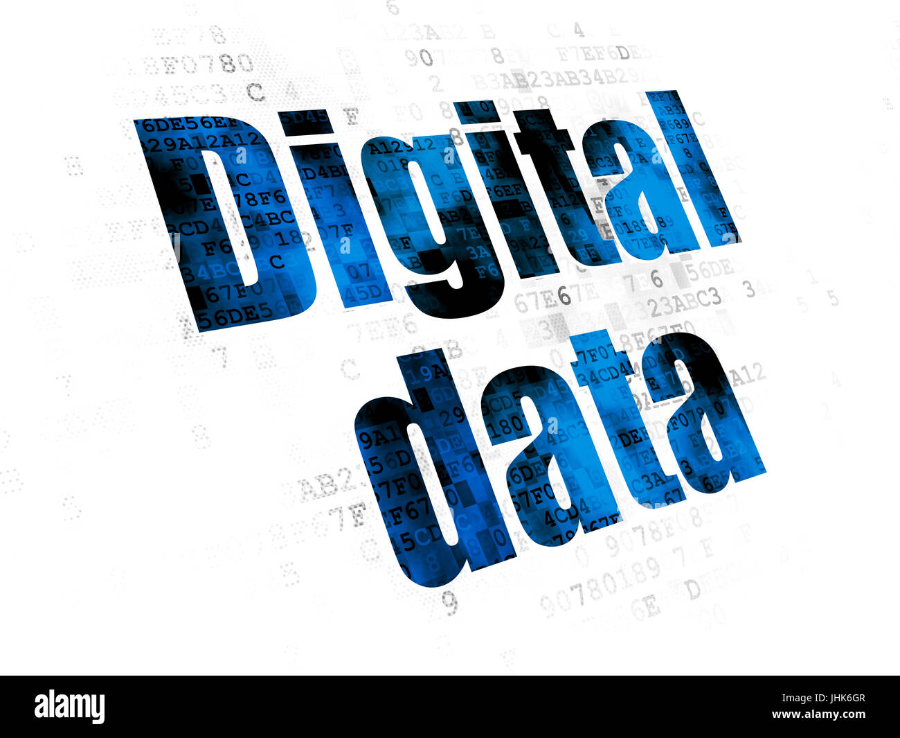 Data concept: Digital Data on Digital background Stock Photo - Alamy