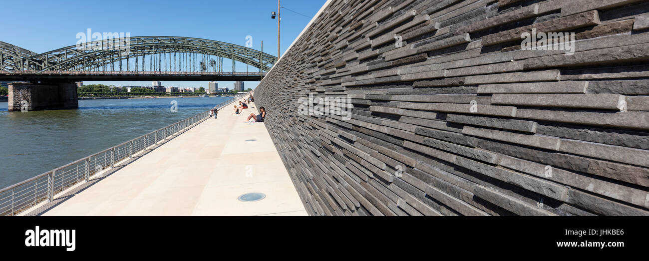 Rhine bank stairs hi-res stock photography and images - Alamy