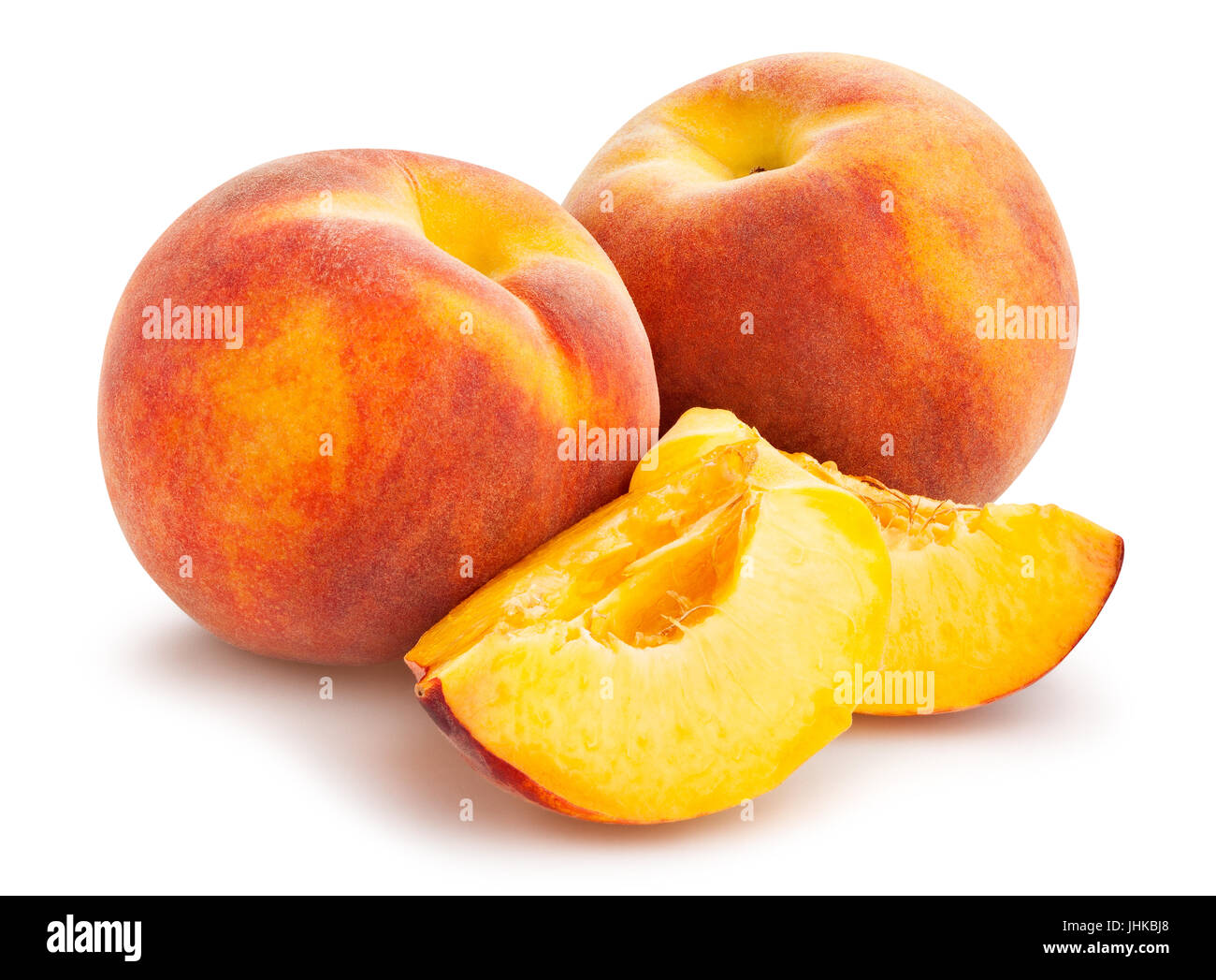 Ripe red whole sliced Cut Out Stock Images & Pictures - Alamy