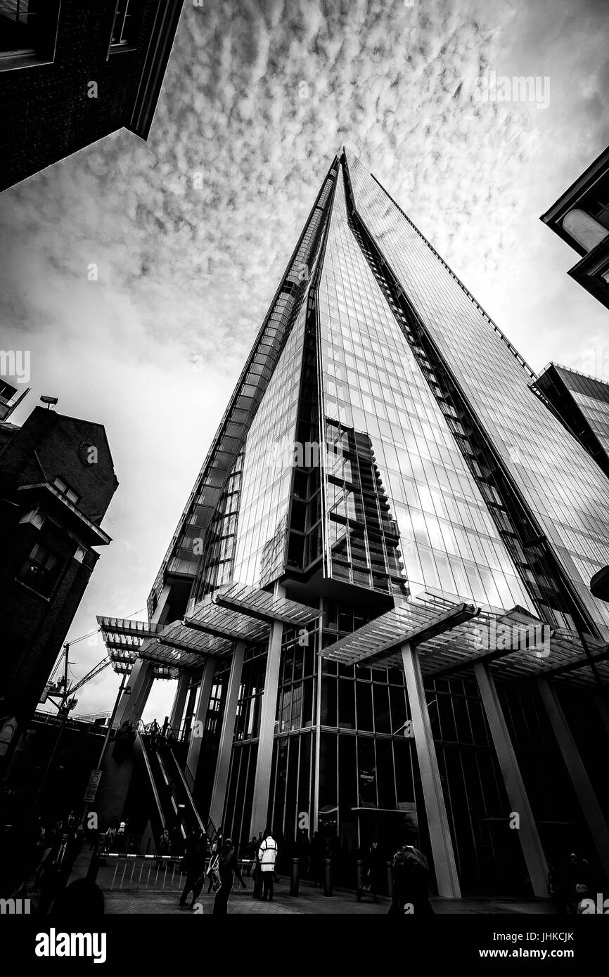 London in Black & White Stock Photo