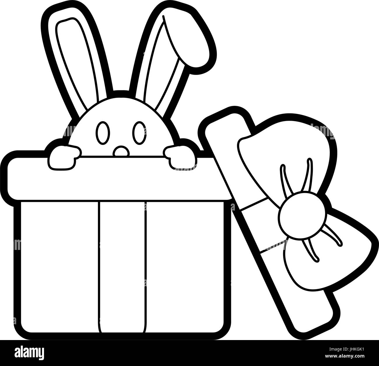 bunny vector illustration Stock Vector Image &amp; Art - Alamy