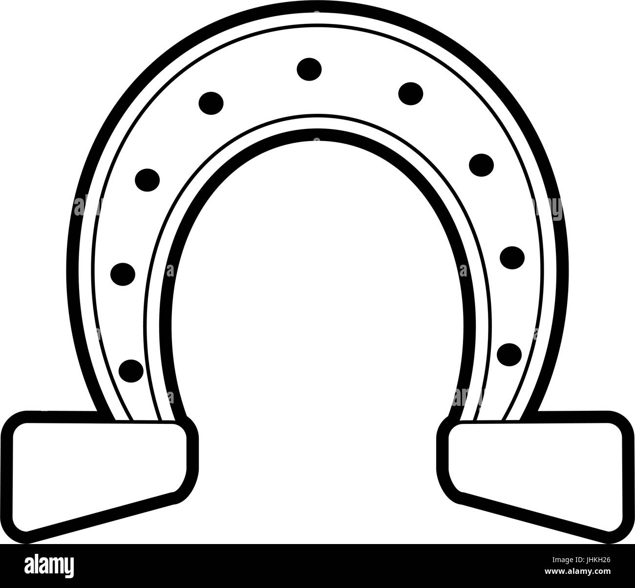 horseshoe vector illustration Stock Vector Image & Art Alamy