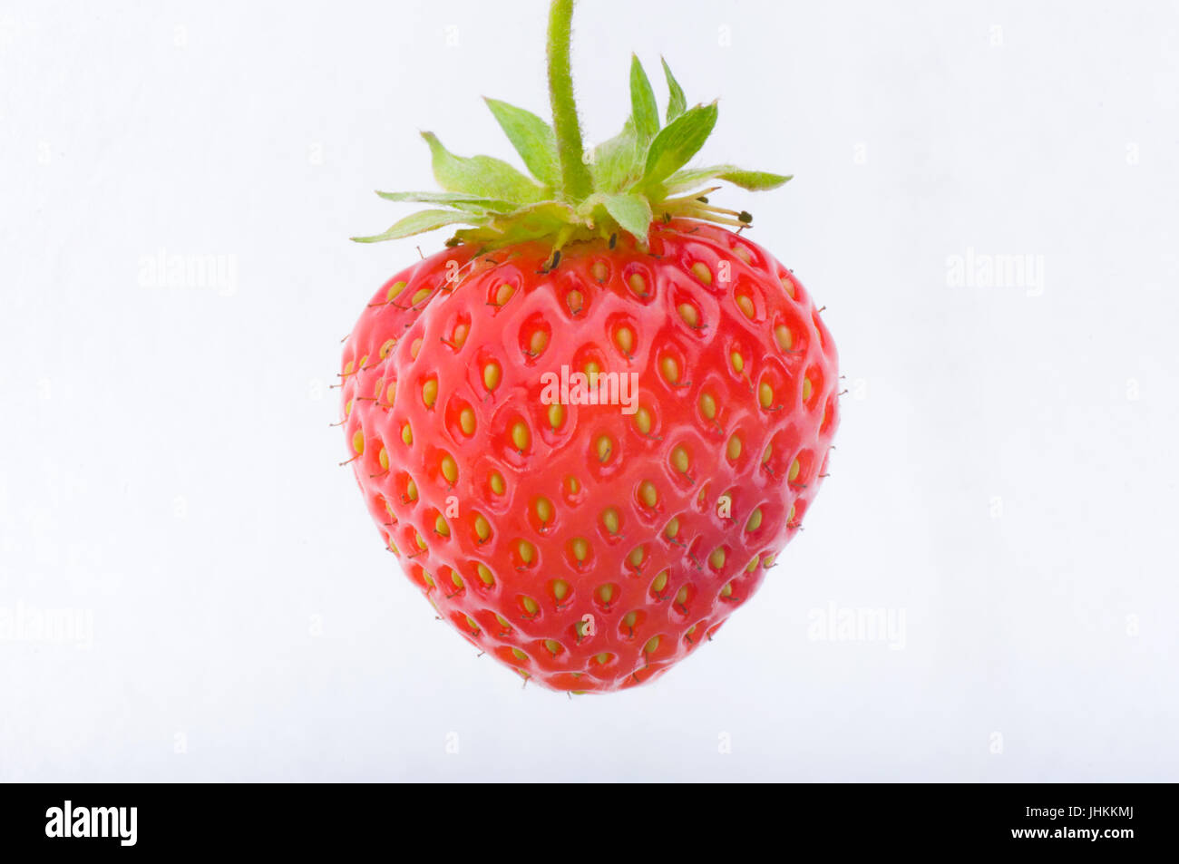Fresh strawberry isolated on white background. Studio shoot Stock Photo ...