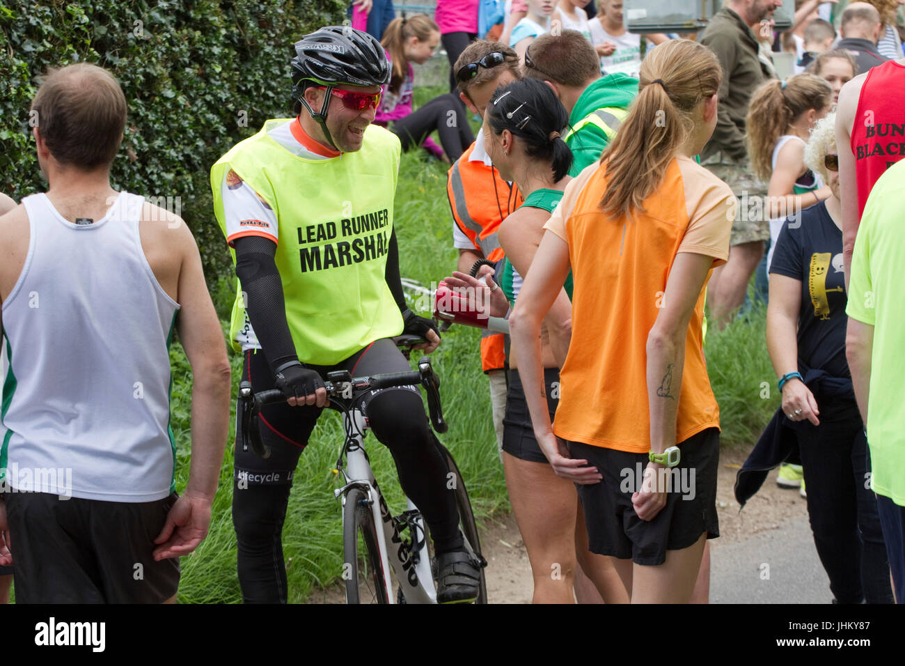 running and cycling race