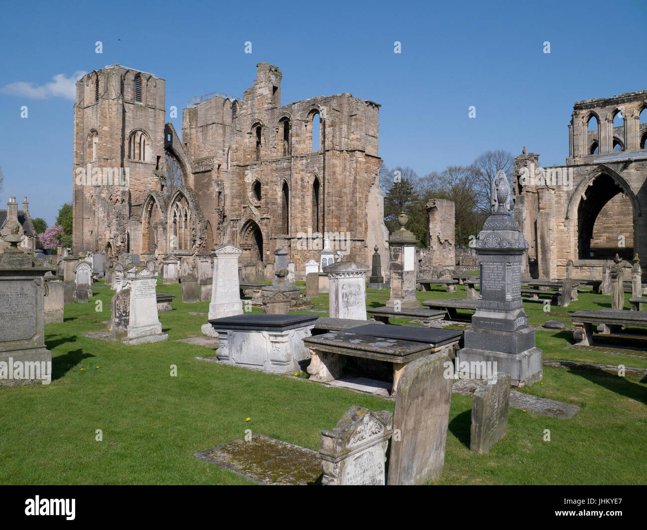 Elgin cathedral, Moray, Scotland Stock Photo