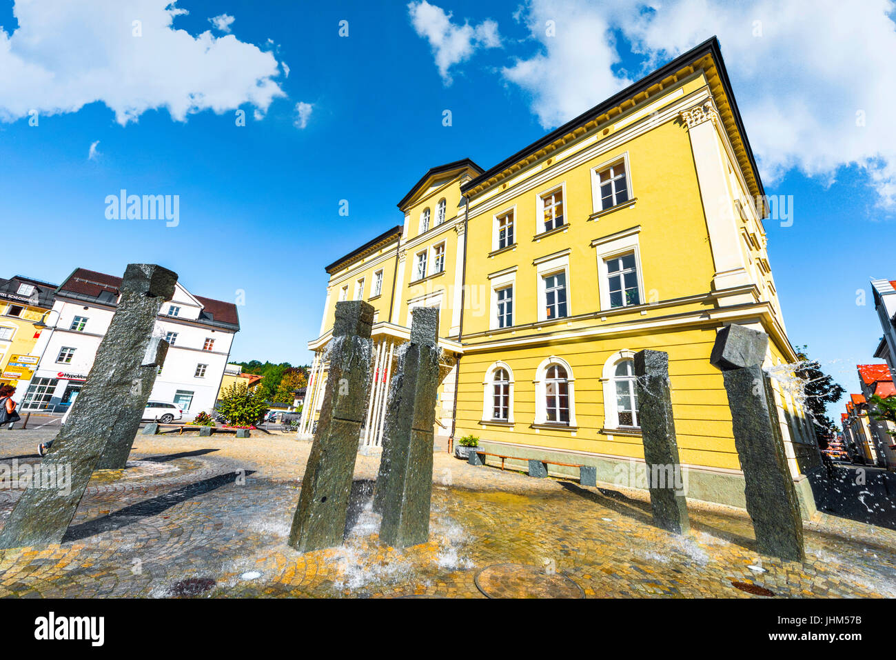 At the streets of Fussen Stock Photo