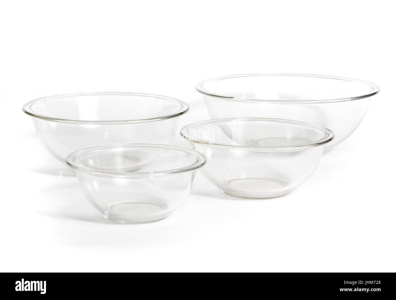 glass mixing bowls Stock Photo Alamy