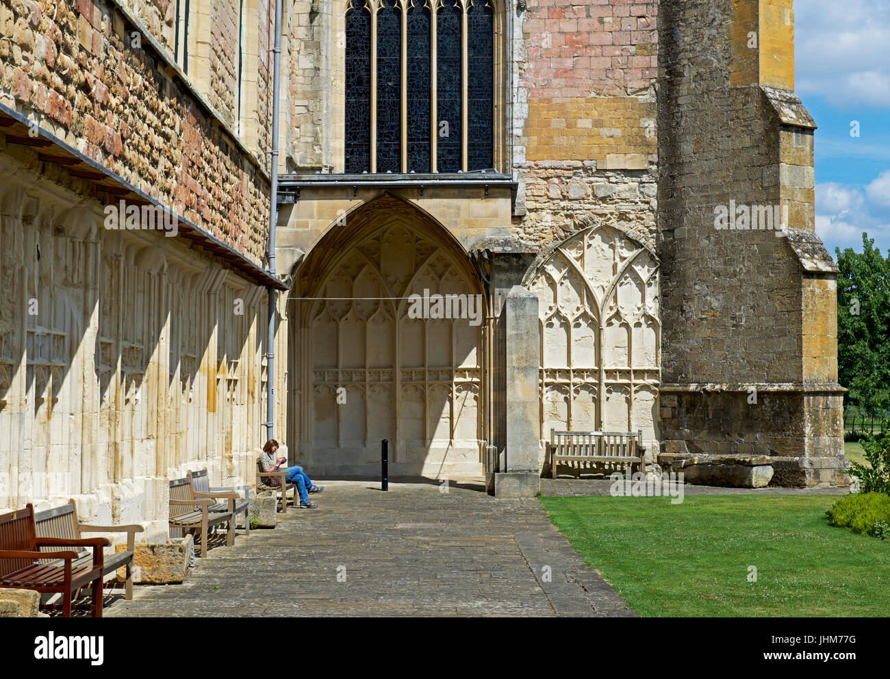 Tewkesbury Abbey, Gloucestershire, England UK Stock Photo