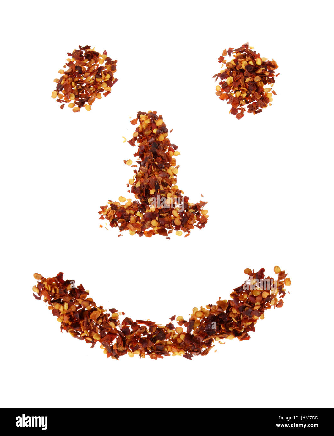 Smiling Face on White Background Stock Photo - Alamy