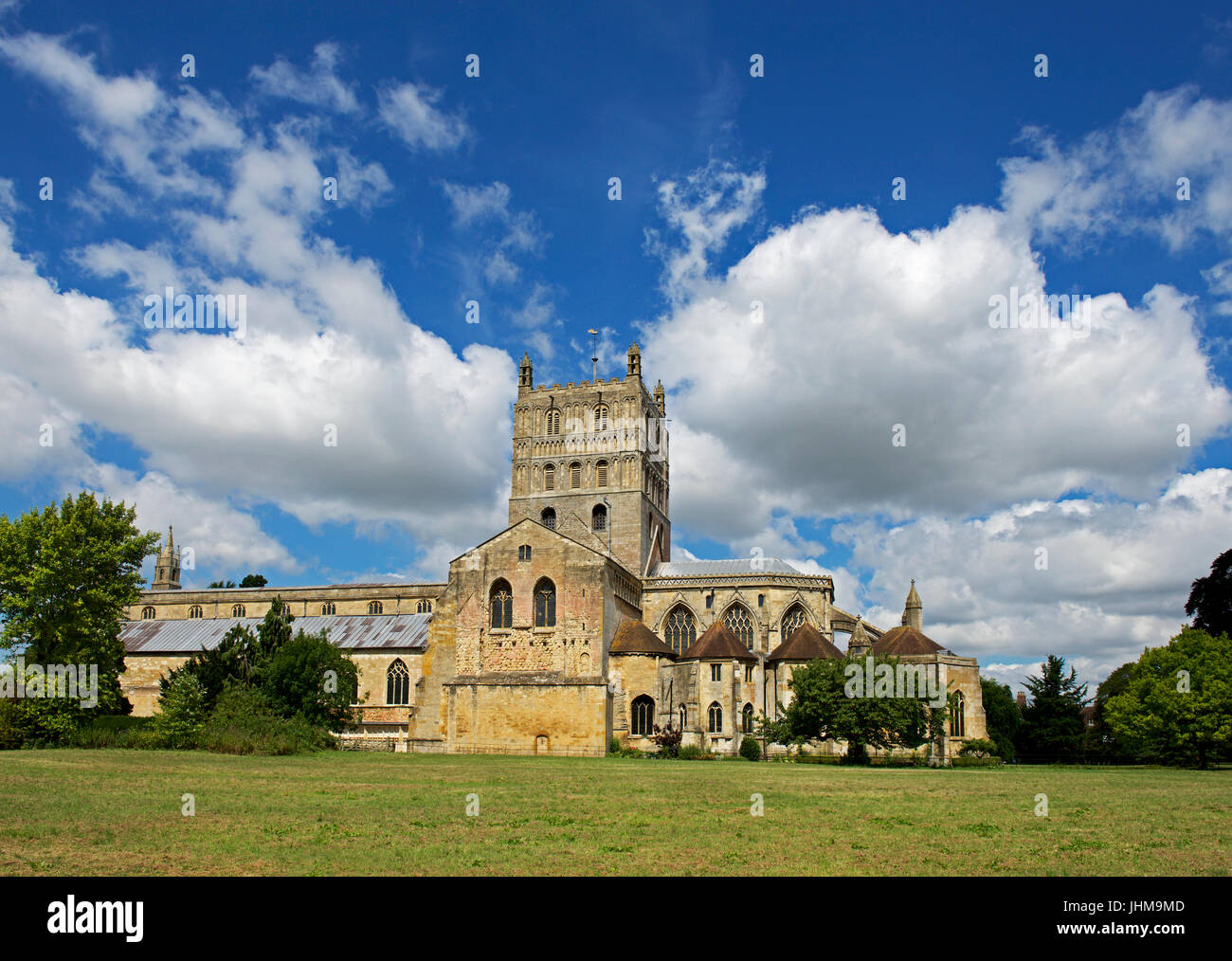 Tewkesbury Abbey, Gloucestershire, England UK Stock Photo Alamy
