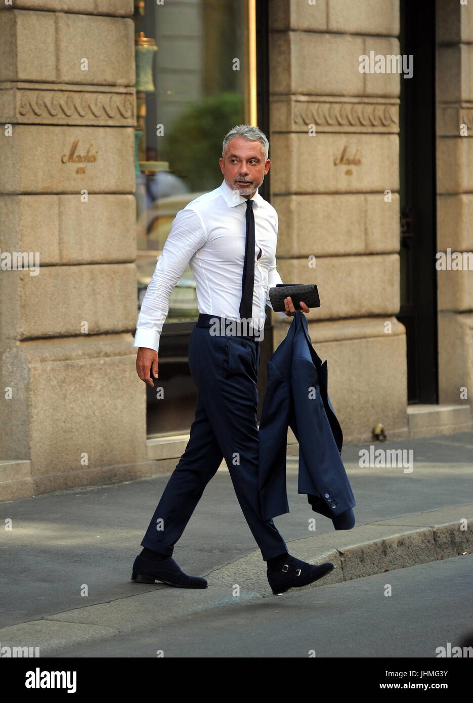 Milan, Alessandro Moggi in the business center of calciomercato