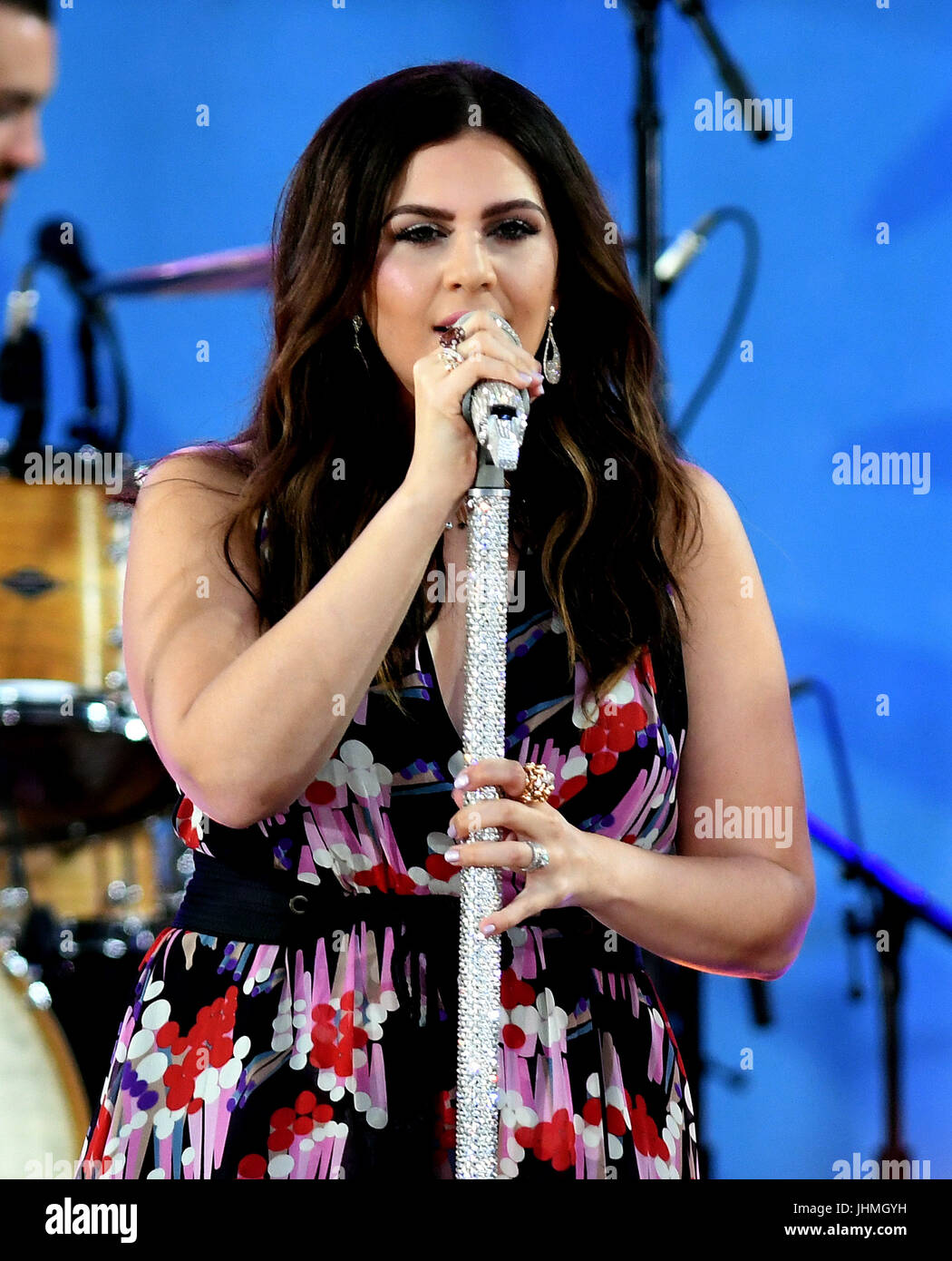 New York, NY, USA. 14th July, 2017. Hillary Scott from Lady Antebellum